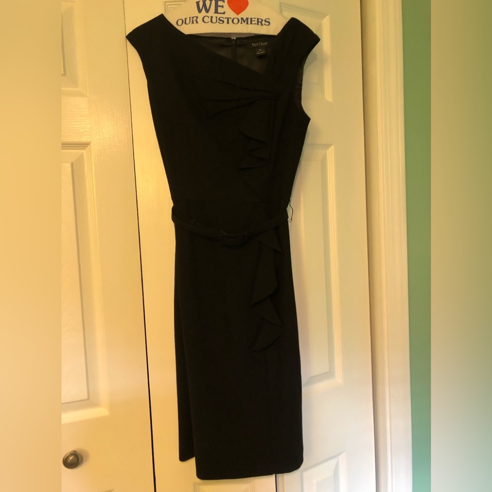 WHBM black shimmer dress size 8